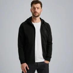 PME Legend Sweat Jacket Met Ritssluiting Zwart Flash Sale
