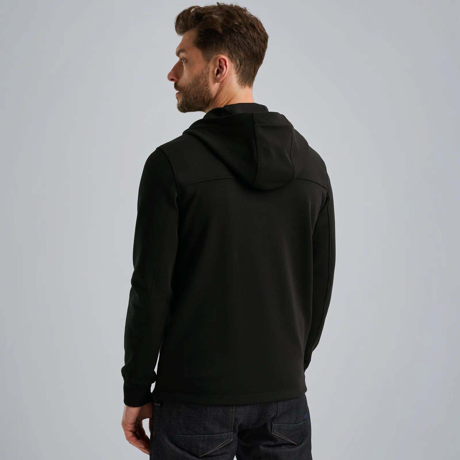 PME Legend Sweat Jacket Met Ritssluiting Zwart Flash Sale