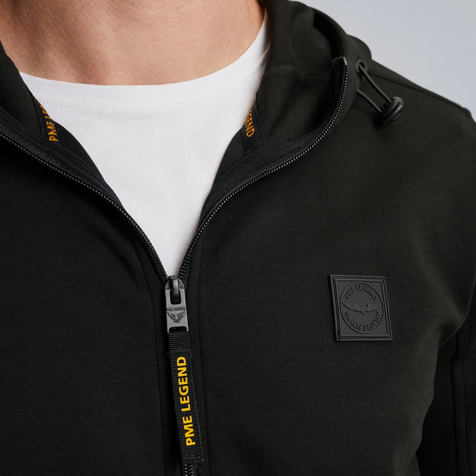 PME Legend Sweat Jacket Met Ritssluiting Zwart Flash Sale