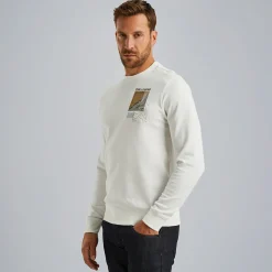 PME Legend Sweatshirt Met Artwork Wit Discount