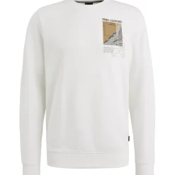 PME Legend Sweatshirt Met Artwork Wit Discount