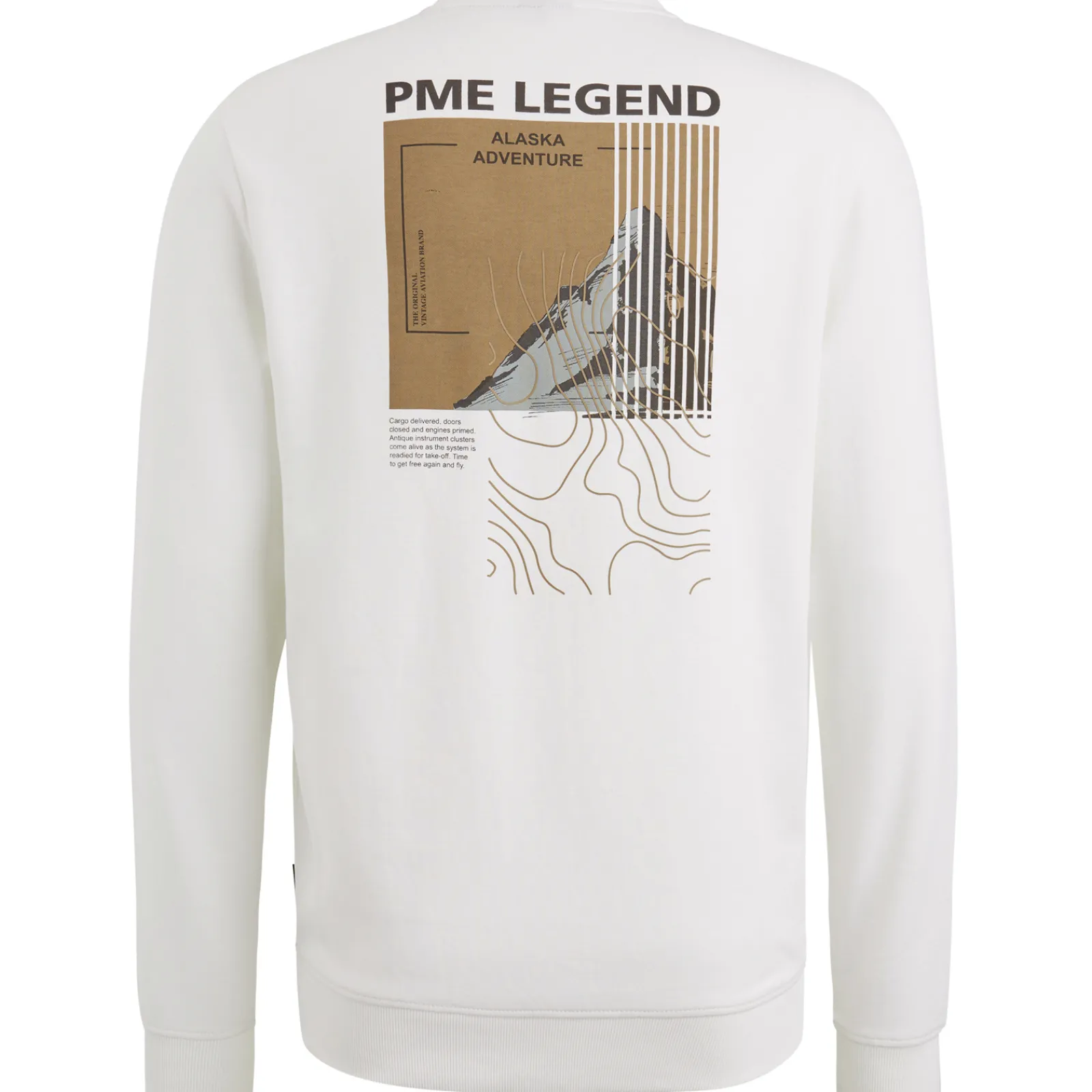 PME Legend Sweatshirt Met Artwork Wit Discount
