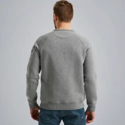 PME Legend Sweatshirt Met Flight Pocket Grijs Cheap