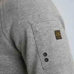 PME Legend Sweatshirt Met Flight Pocket Grijs Cheap
