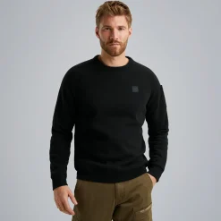 PME Legend Sweatshirt Met Flight Pocket Zwart Clearance