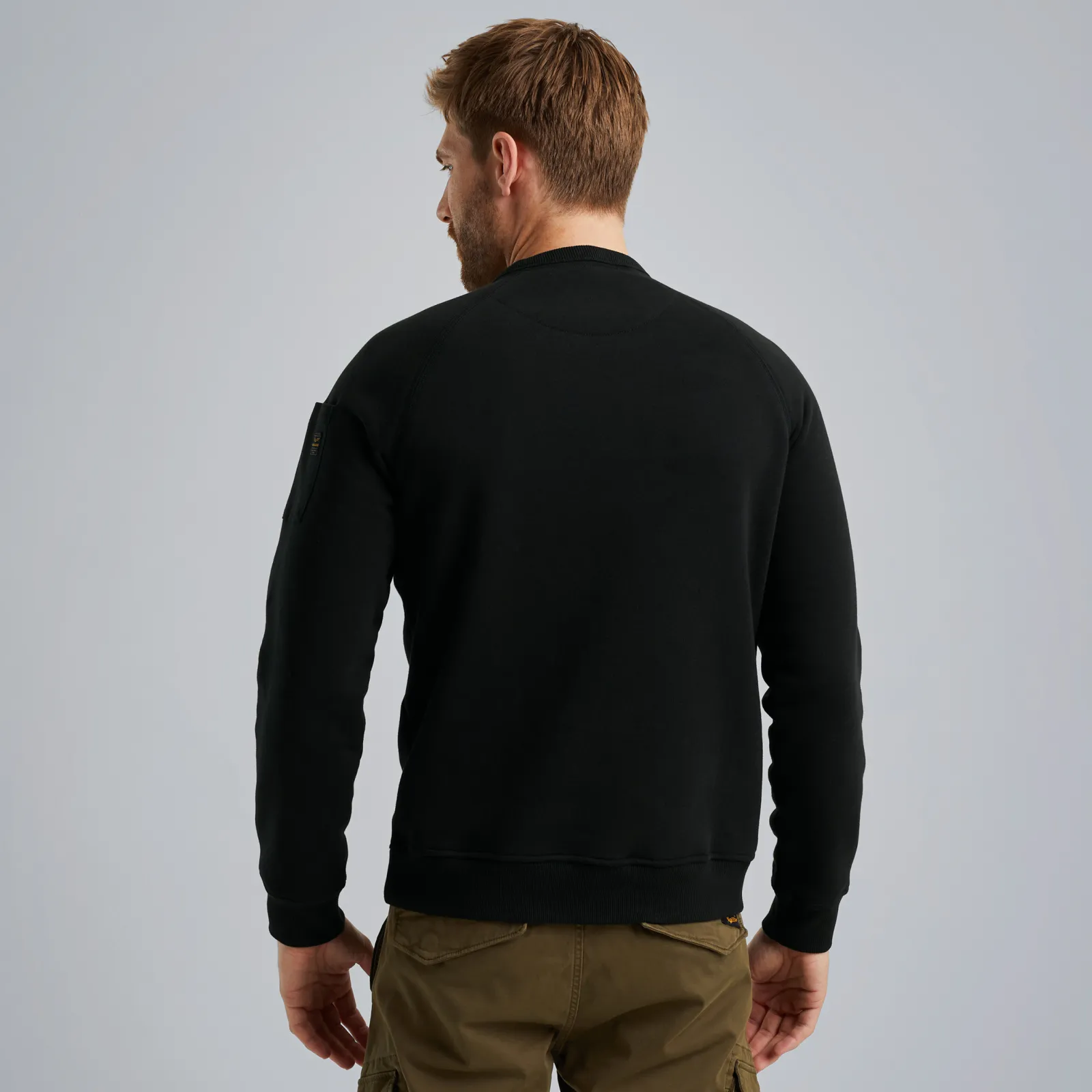 PME Legend Sweatshirt Met Flight Pocket Zwart Clearance