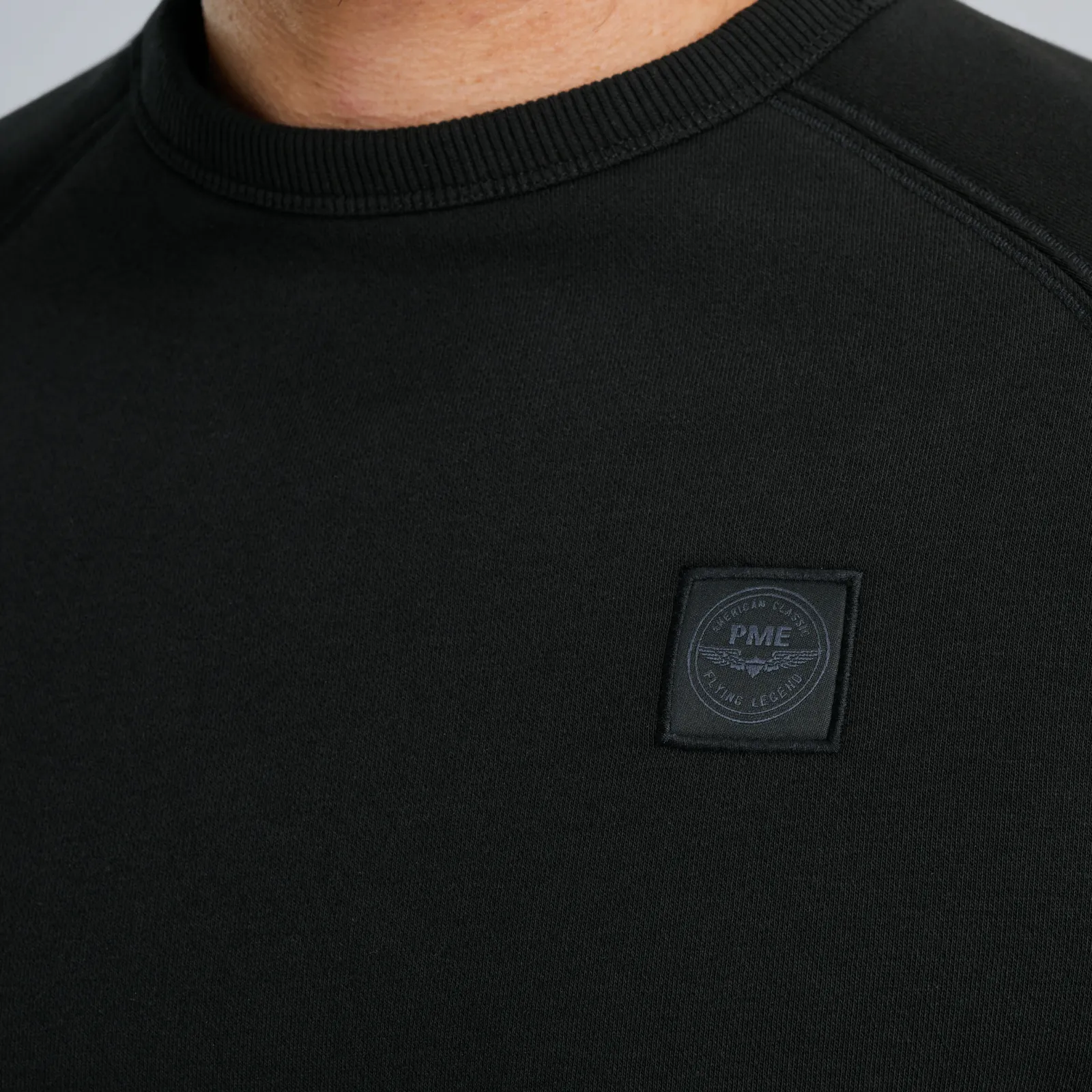 PME Legend Sweatshirt Met Flight Pocket Zwart Clearance