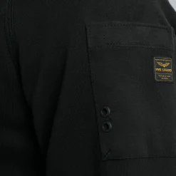 PME Legend Sweatshirt Met Flight Pocket Zwart Clearance