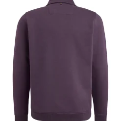 PME Legend Sweatshirt Met Polokraag Paars Flash Sale