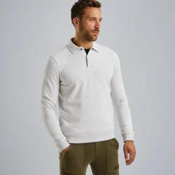 PME Legend Sweatshirt Met Polokraag Wit Best Sale