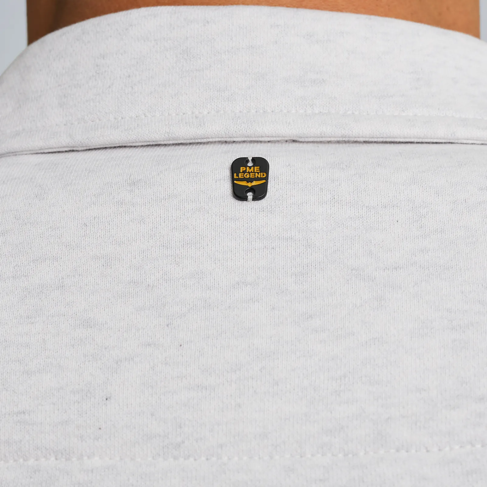PME Legend Sweatshirt Met Polokraag Wit Best Sale