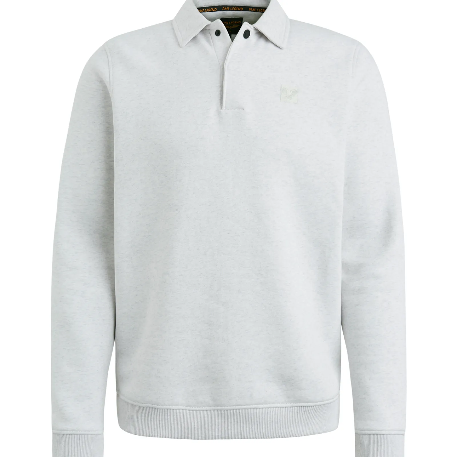 PME Legend Sweatshirt Met Polokraag Wit Best Sale