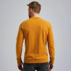 PME Legend Sweatshirt Van Interlock Sweatstof Bruin Outlet