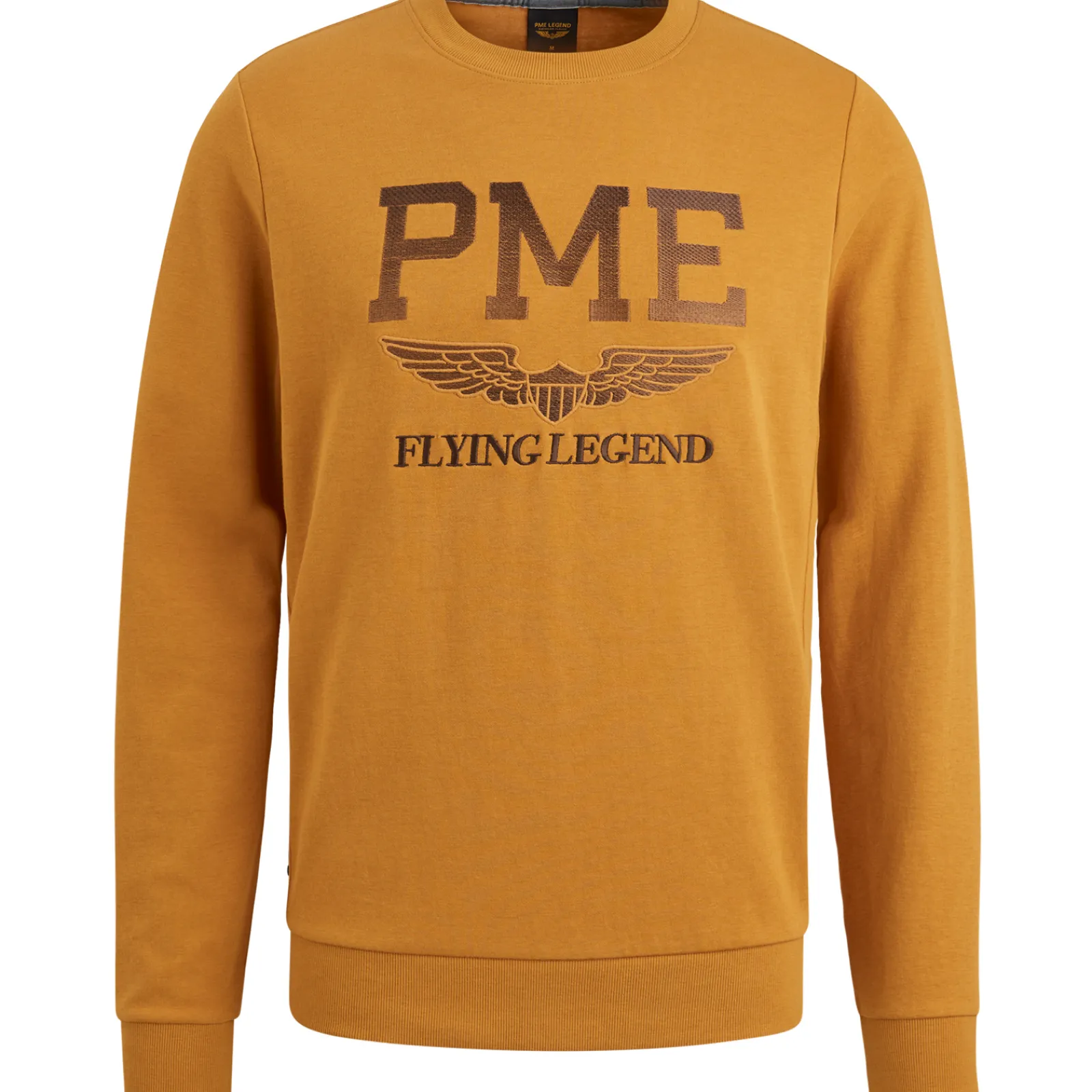 PME Legend Sweatshirt Van Interlock Sweatstof Bruin Outlet