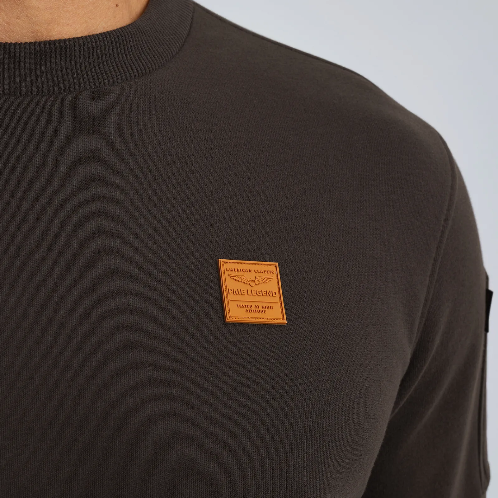 PME Legend Sweatshirt Van Terry Sweatstof Bruin Online