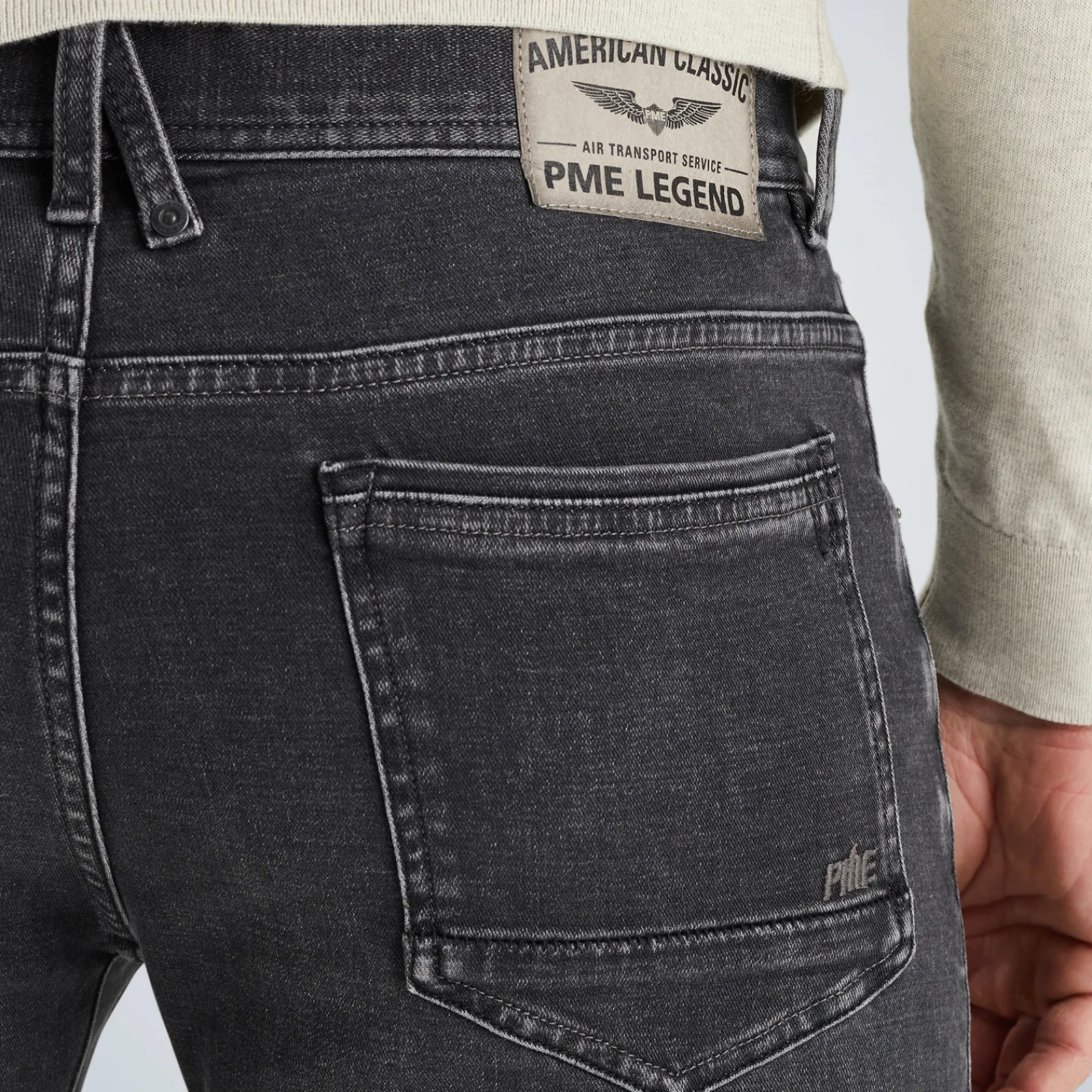 PME Legend Tailwheel Denim Jeans Grijs Cheap