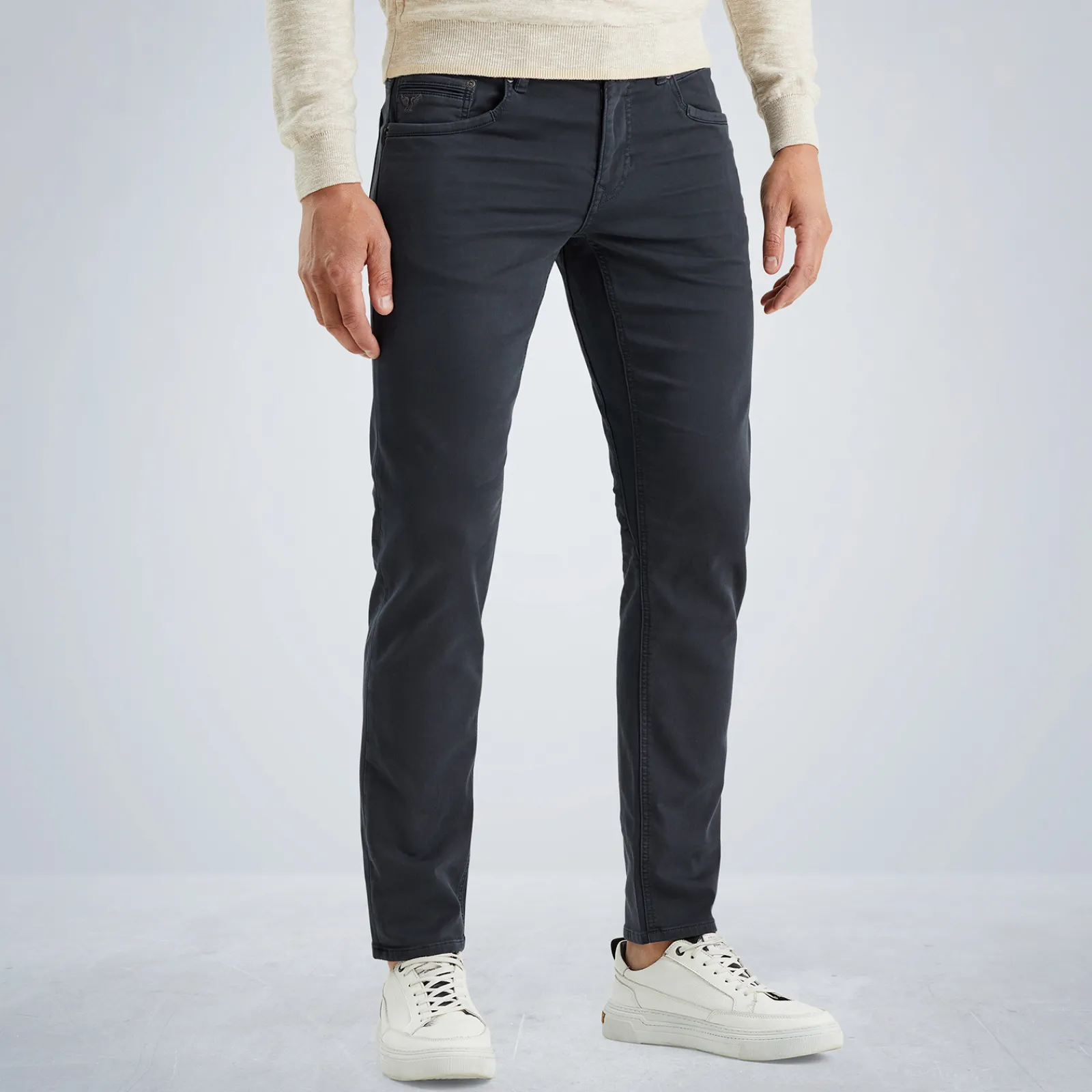 PME Legend Tailwheel Slim Fit Broek Van Colored Denim Blauw Clearance