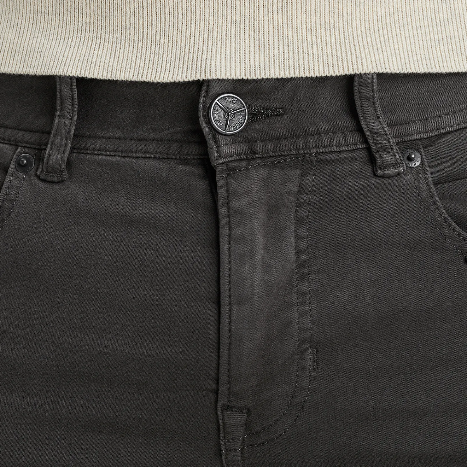 PME Legend Tailwheel Slim Fit Broek Van Colored Denim Grijs New