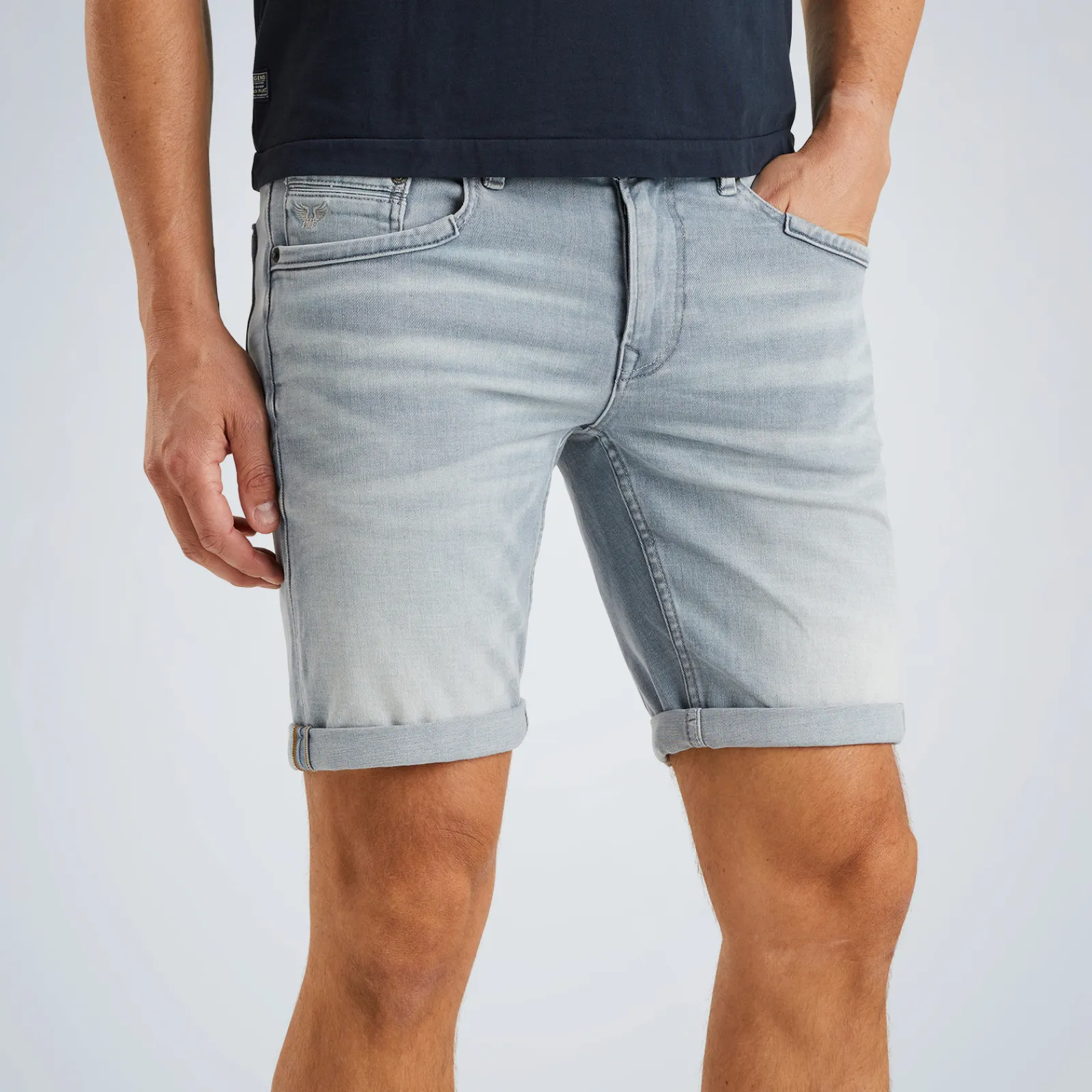 PME Legend Tailwheel Slim Fit Shorts Grijs Hot
