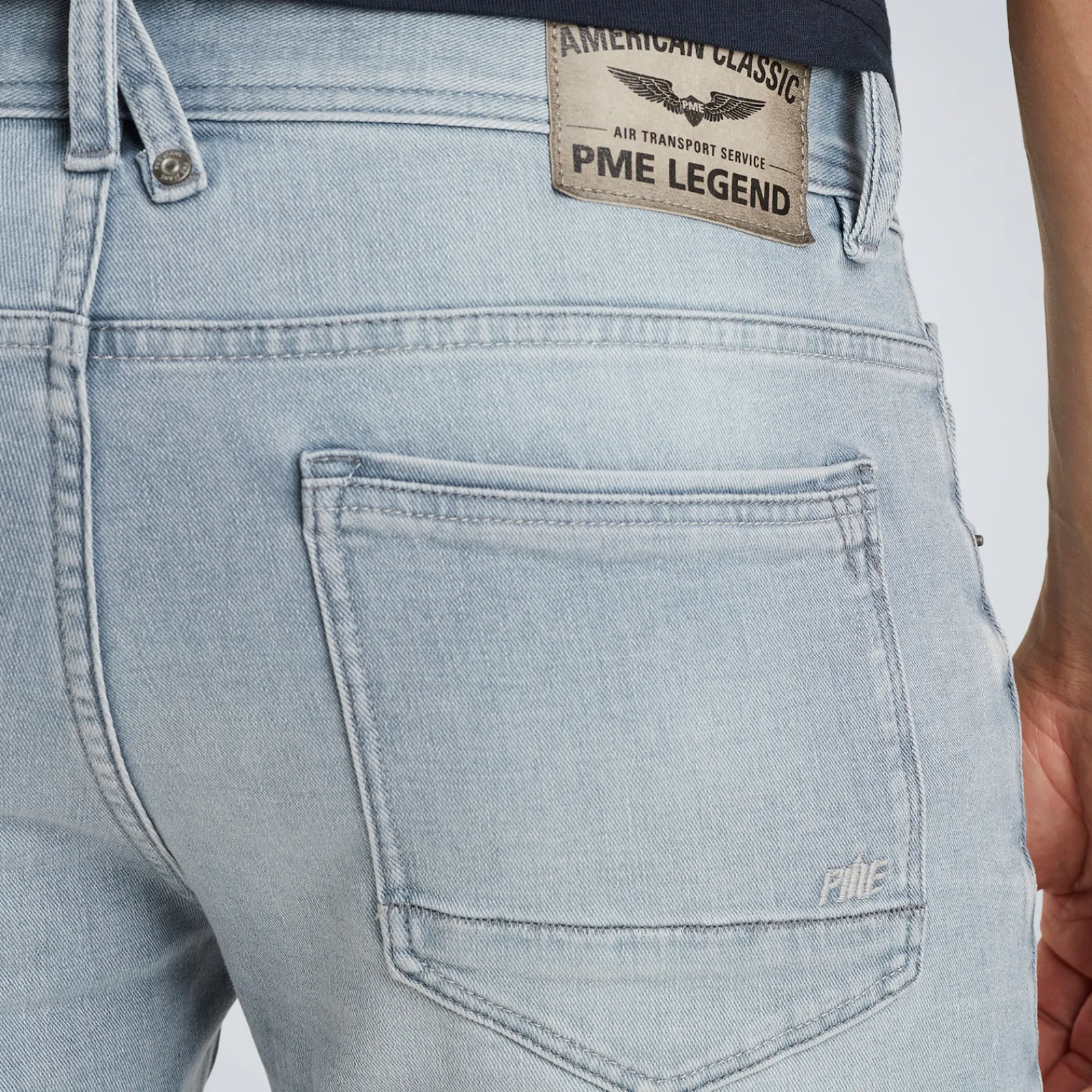 PME Legend Tailwheel Slim Fit Shorts Grijs Hot