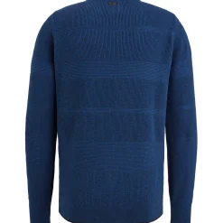 PME Legend Trui Met Badge Blauw Outlet