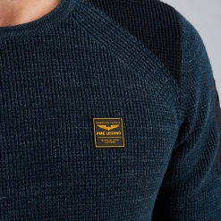 PME Legend Trui Met Flight Pocket Blauw Cheap