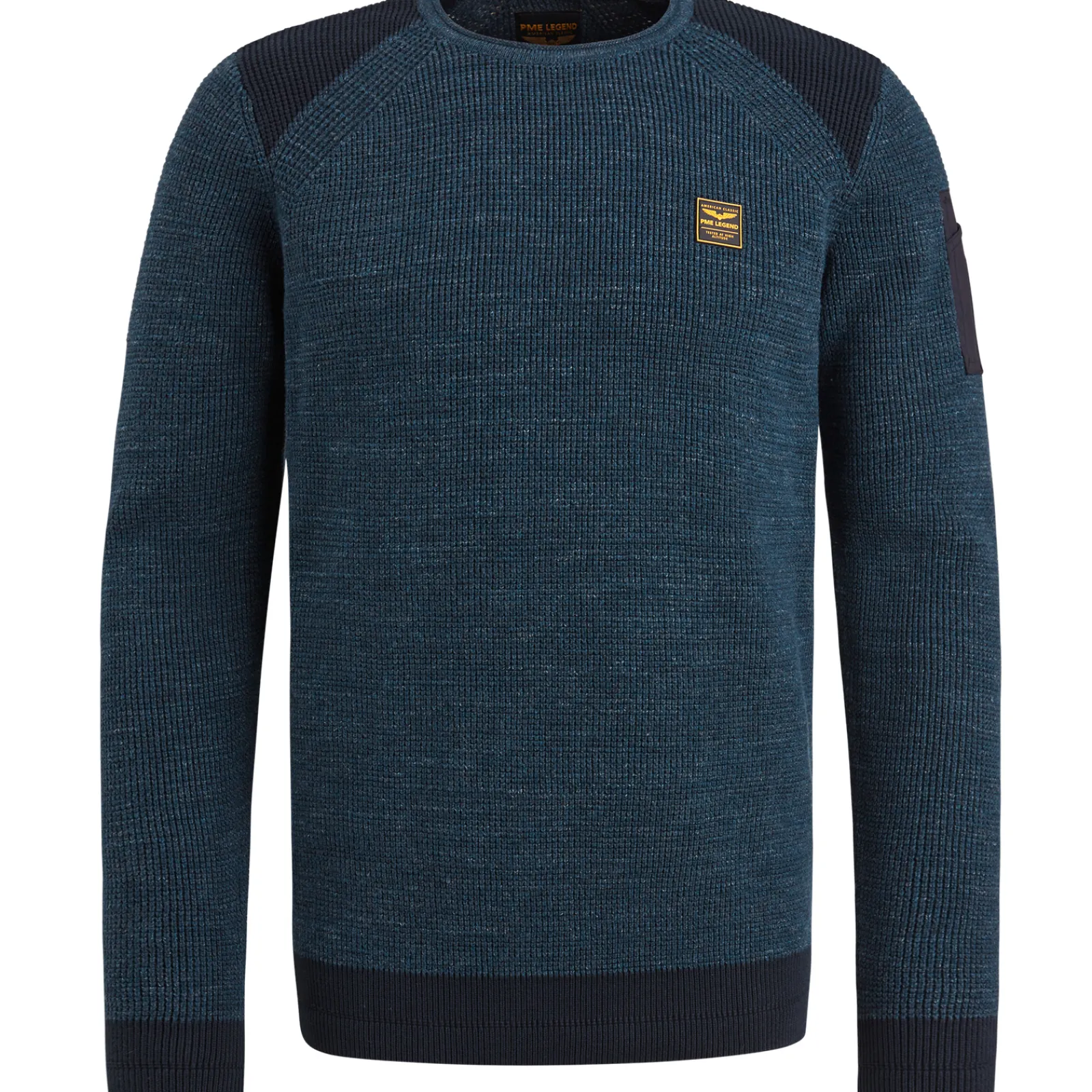 PME Legend Trui Met Flight Pocket Blauw Cheap