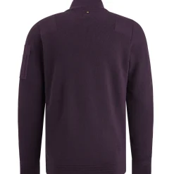 PME Legend Trui Met Halve Rits Paars Best Sale