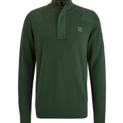 PME Legend Trui Met Halve Rits Groen Best