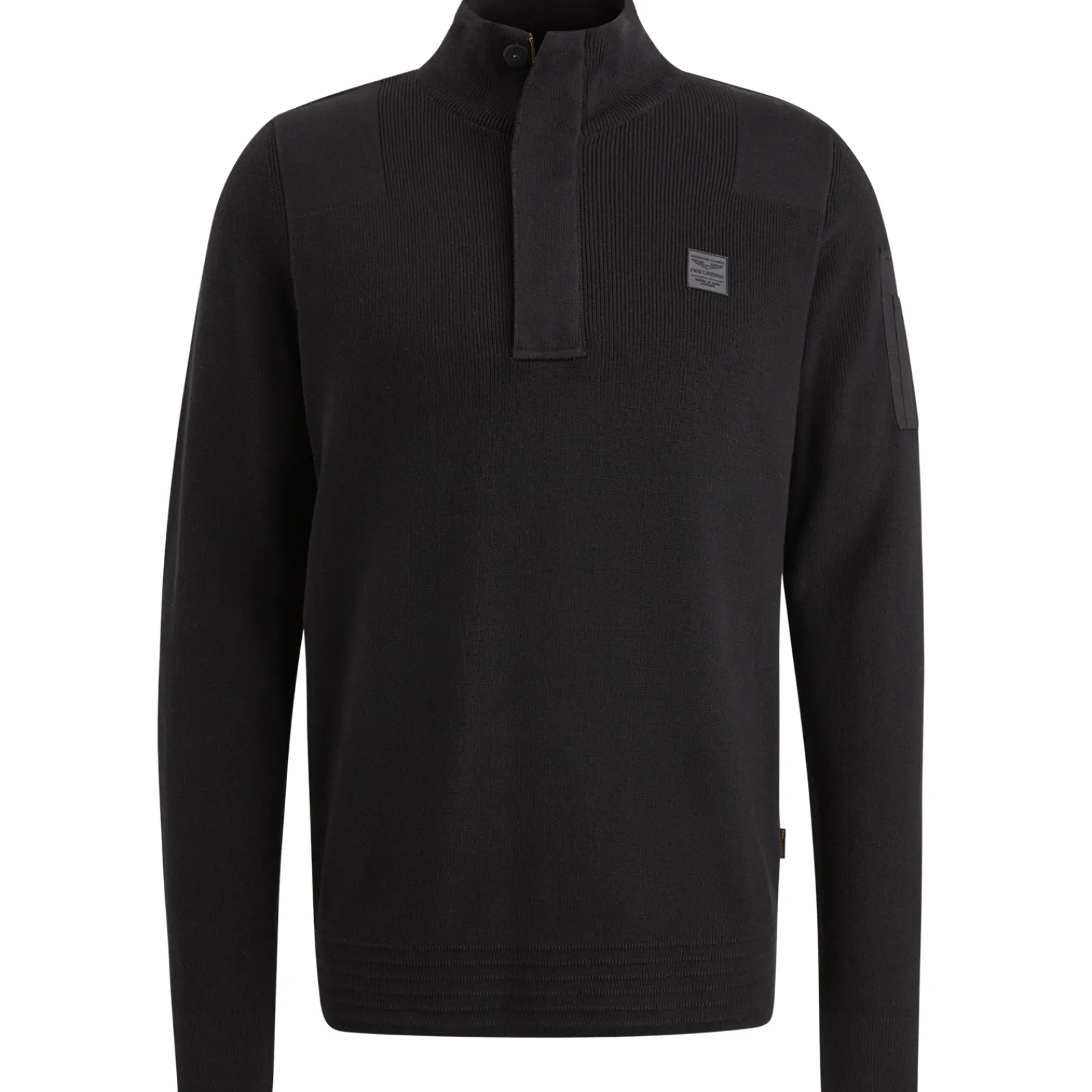 PME Legend Trui Met Halve Rits Grijs New