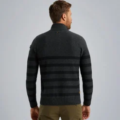 PME Legend Trui Met Halve Rits Grijs Shop