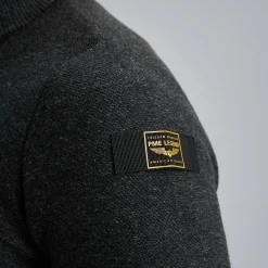 PME Legend Trui Met Halve Rits Grijs Shop