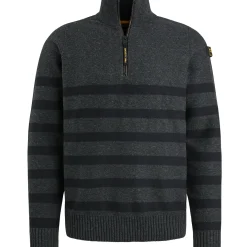 PME Legend Trui Met Halve Rits Grijs Shop