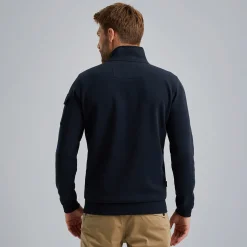 PME Legend Trui Met Halve Rits Blauw Cheap