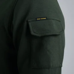 PME Legend Trui Met Halve Rits Groen Best