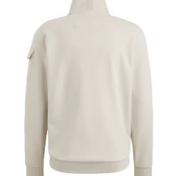 PME Legend Trui Met Halve Rits Beige Shop