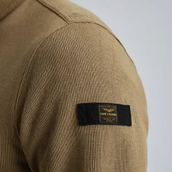 PME Legend Trui Met Halve Rits Bruin Shop