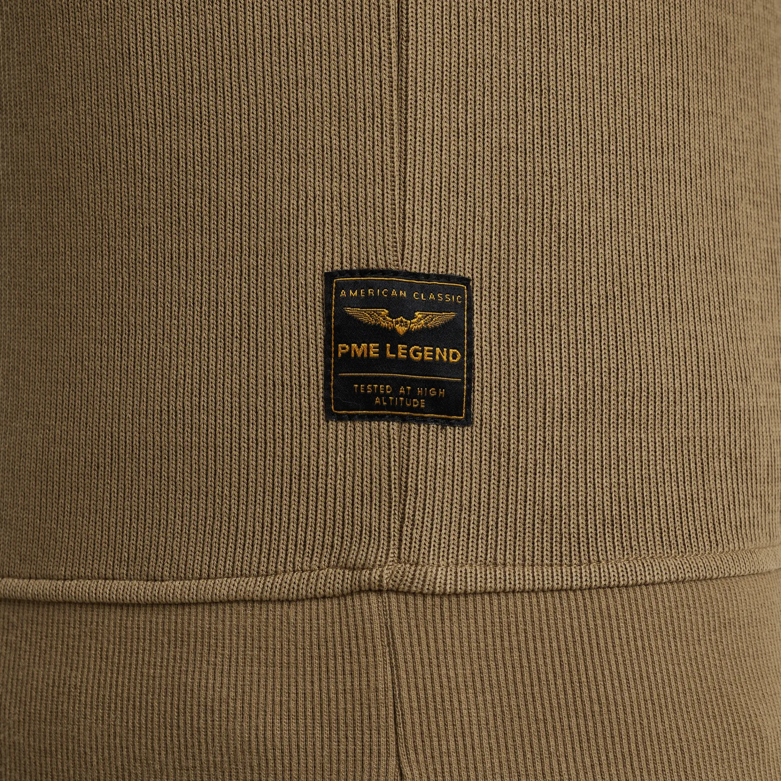 PME Legend Trui Met Halve Rits Bruin Shop