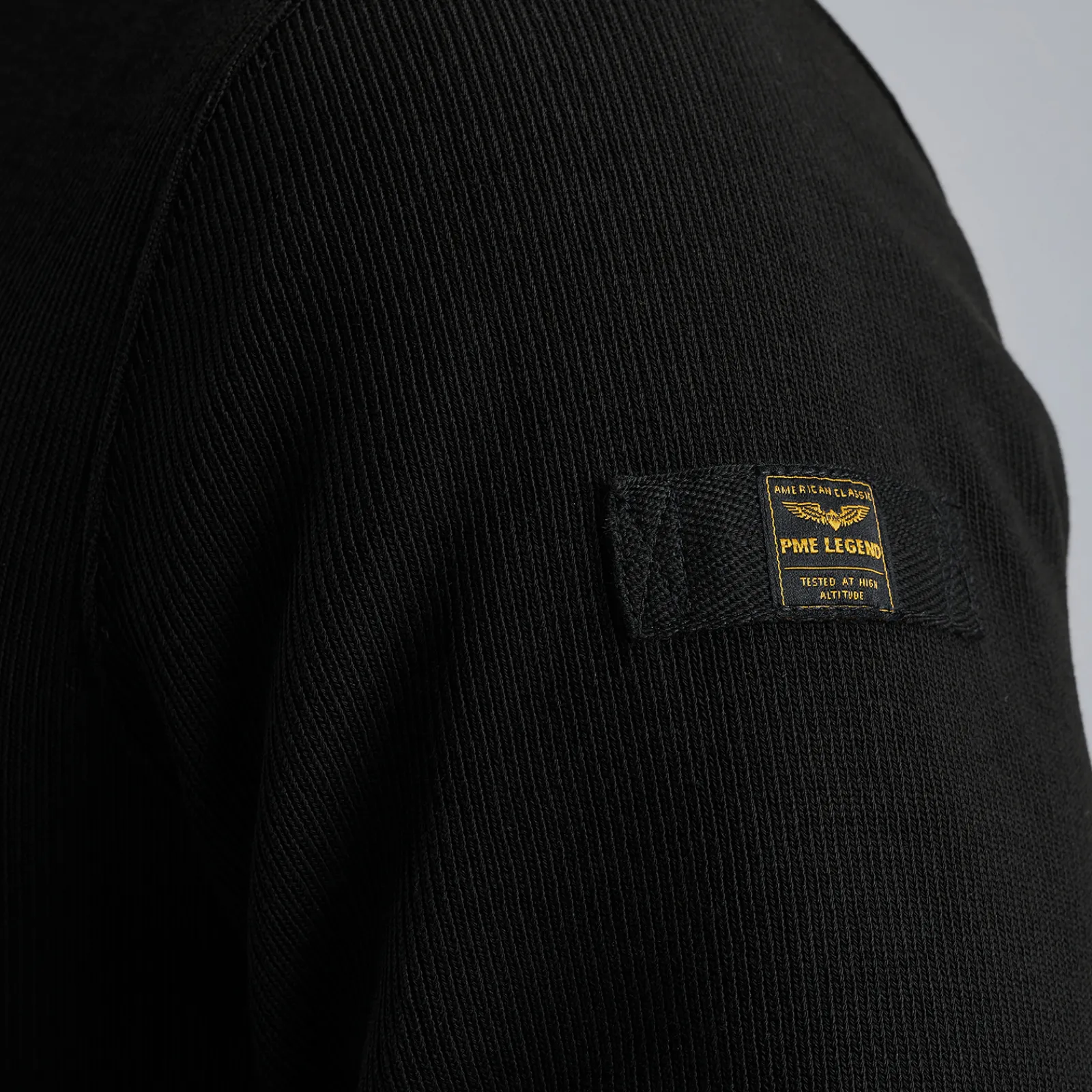 PME Legend Trui Met Halve Rits Grijs Flash Sale