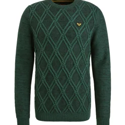 PME Legend Trui Met Kabelpatroon Groen New
