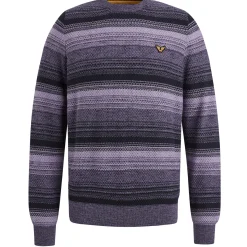 PME Legend Trui Met Streeppatroon Paars Online