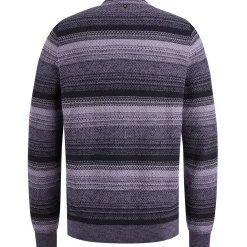 PME Legend Trui Met Streeppatroon Paars Online