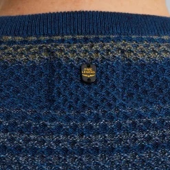PME Legend Trui Met Streeppatroon Blauw Sale