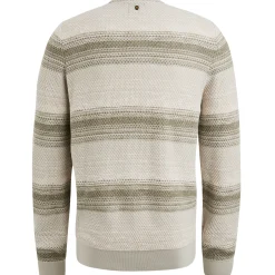 PME Legend Trui Met Streeppatroon Beige Online