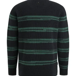 PME Legend Trui Met Streeppatroon Grijs Outlet