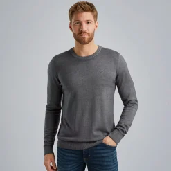 PME Legend Trui Van 100% Merinowol Grijs Shop