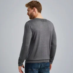 PME Legend Trui Van 100% Merinowol Grijs Shop