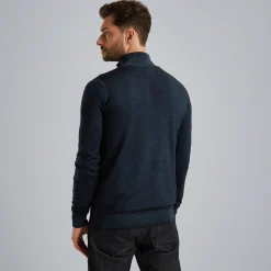 PME Legend Trui Van 100% Merinowol Blauw Best Sale
