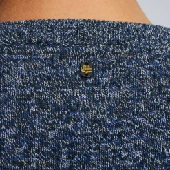 PME Legend Trui Van Mouliné Garen Blauw Store