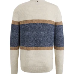 PME Legend Trui Van Mouliné Garen Wit Fashion